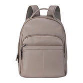 Large Warm Grey Vintage Leather Laptop Rucksack